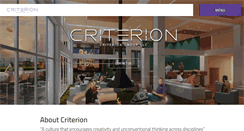 Desktop Screenshot of criteriongroup.com